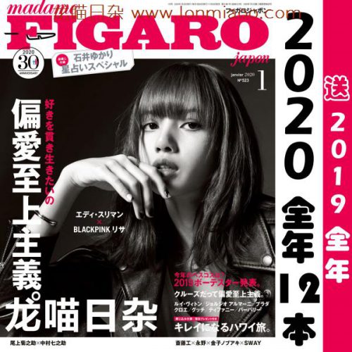 figaro2020合集日杂时尚服饰穿搭简约欧美风服装搭配电子杂志 非实物