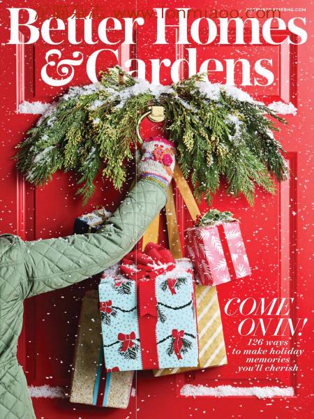 [美国版]Better Homes and Gardens 美好家园生活杂志 2019年12月刊