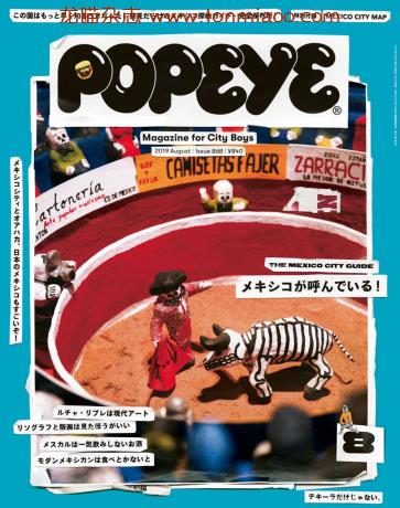 [日本版]popeye 畅销男生时尚杂志 2019年8月刊