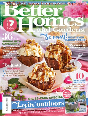 [澳大利亚版]Better Homes and Gardens 美好家园生活杂志 2018年11月刊