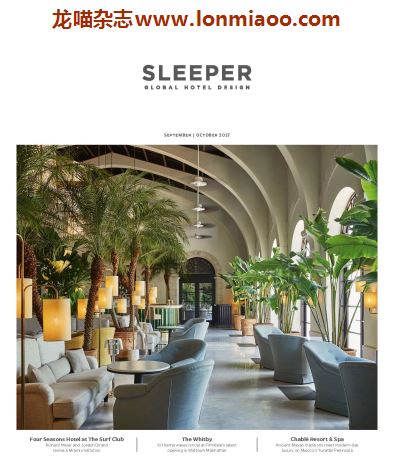 [英国版]Sleeper 国际酒店设计杂志2017年9-10月刊