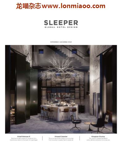 [英国版]Sleeper 国际酒店设计杂志2018年11-12月刊